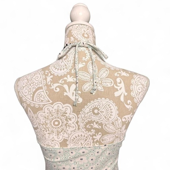 No Boundaries Mini Dress Small White Floral Print Y2K Cottagecore Slip Style - Picture 3 of 5